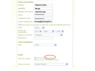 Roberto Carlos Monge robertomonge ************* ************* [email_address] 