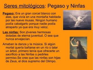 Corcel Blanco Presentacion mitos griegos | ODP