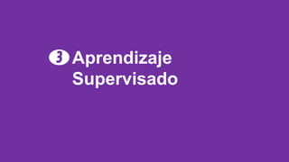 Aprendizaje
Supervisado
3
 