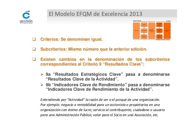 Modelo efqm de excelencia 2013 pdf