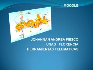 MOODLE

JOHANNAN ANDREA FIESCO
UNAD_ FLORENCIA
HERRAMIENTAS TELEMATICAS

 