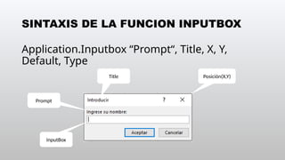 Comprehensive Guide to VBA MsgBox and InputBox Functions for User ...