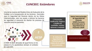 PRESENTACION MODELO UNICO DE EVALUACION DE LA CALIDAD | PPT