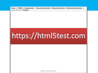 Presentación Multimedia - HTML5 | PPTX
