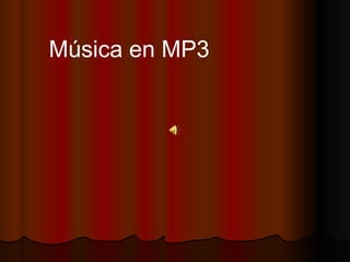 Música en MP3 