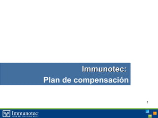 Immunotec:
Plan de compensación

                       1
 