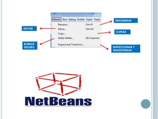 RENOMBRAR
MOVER
COPIAR
BORRAR
SEGURO INSPECCIONAR Y
TRANSFORMAR
 