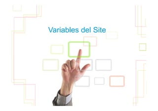 Variables del Site
                     73
 