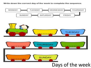 Days of the week
 