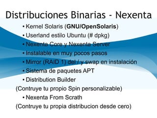 Presentacion Nexenta Os