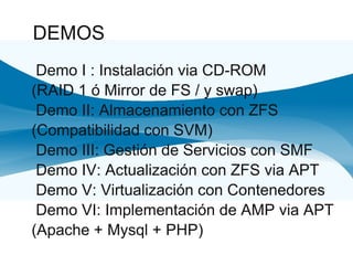 Presentacion Nexenta Os