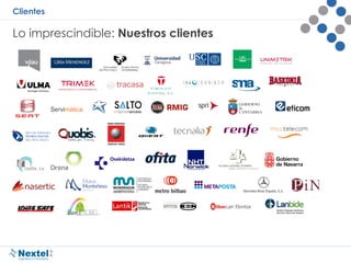Clientes
Lo imprescindible: Nuestros clientes
 