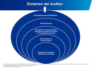 Dictamen del Auditor1.0NIA 500  Evidencia de auditoría(Vigencia- Auditorías en o después del  15-12-2009)