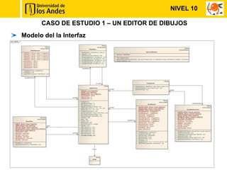 NIVEL 10

      CASO DE ESTUDIO 1 – UN EDITOR DE DIBUJOS
Modelo del la Interfaz
 