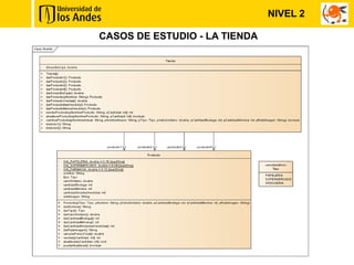 CASOS DE ESTUDIO - LA TIENDA
NIVEL 2
 