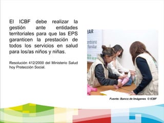 Beneficios del Desayuno InfantilAporta Calcio encargado de: Formar y fortalecer huesos y dientes previniendo fracturas.Fuente: Banco de Imágenes  © ICBF 