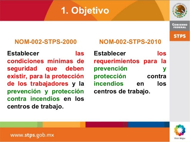 NOM-002-STPS-2010 PREVENCIÓN DE INCENDIOS