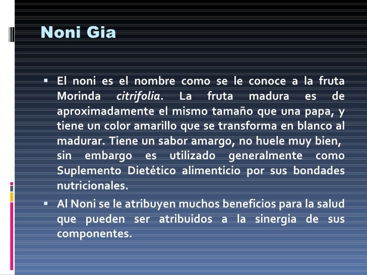 Presentacion Noni Gia oct.