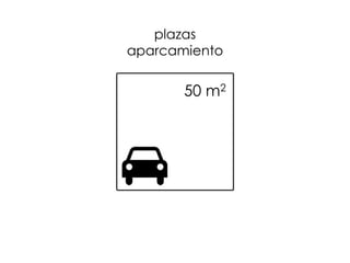 plazas
aparcamiento
50 m2
 