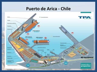 Puerto de Arica - Chile
40 hectáreas
 