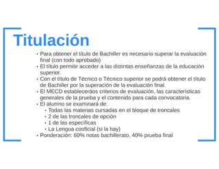 Presentacion novedades lomce_esteralvarez