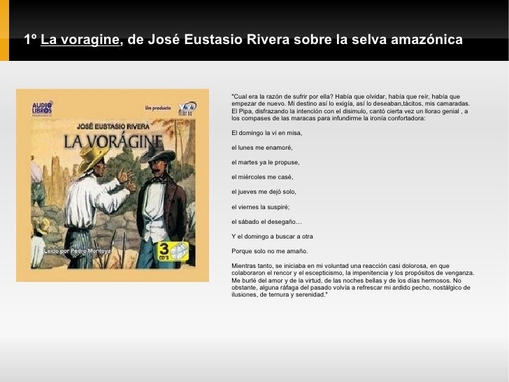 Presentacion novela regionalista