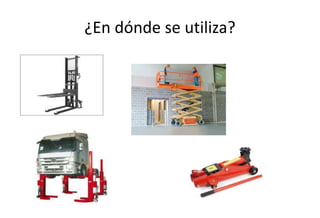 ¿En dónde se utiliza?
 