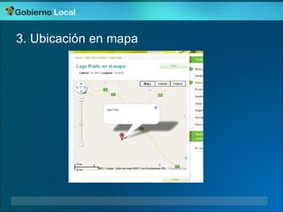 Proyecto portal Municipios de la Argentina




3. Ubicación en mapa
 