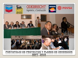 PORTAFOLIO DE PROYECTOS Y PLANES DE INVERSION SEPT´2010