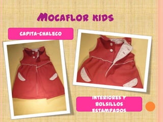 Mocaflor kidsCapita-chalecoInteriores y bolsillos estampados
