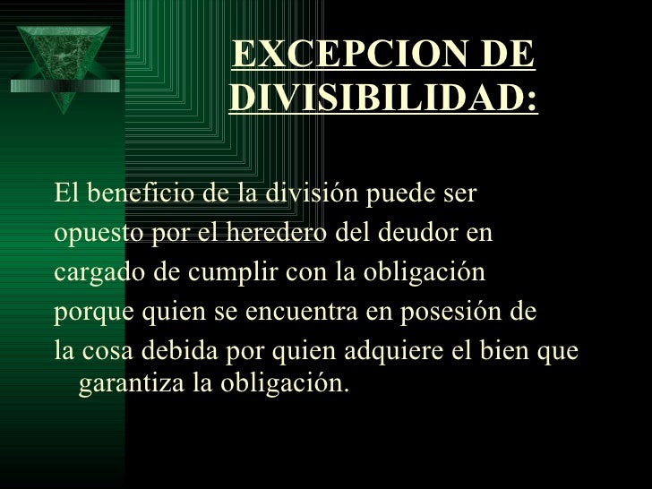 Presentacion Obligaciones Divisibles E Indivisibles