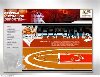 Thursday, June 23, 2011   9
 