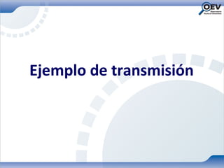 Ejemplo de transmisión
 