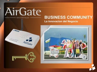 BUSINESS COMMUNITYLa innovacion del Negocio