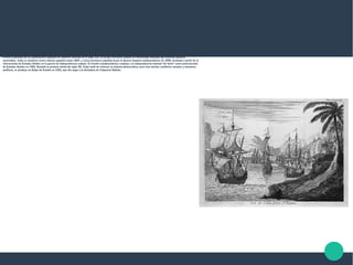 ●
Previo al período de la Colonización española de América iniciado en el siglo XVI, el actual territorio cubano se encontraba habitado por diversos pueblos
amerindios. Cuba se mantuvo como colonia española hasta 1869, y como provincia española hasta la Guerra hispano-estadounidense de 1898, desatada a partir de la
intervención de Estados Unidos en la guerra de Independencia cubana. El triunfo estadounidense condujo a la independencia nominal "de facto" como protectorado
de Estados Unidos en 1902. Durante la primera mitad del siglo XX, Cuba trató de reforzar su sistema democrático, pero tras fuertes conflictos sociales y tensiones
políticas, se produjo un Golpe de Estado en 1952, que dio lugar a la dictadura de Fulgencio Batista.
 