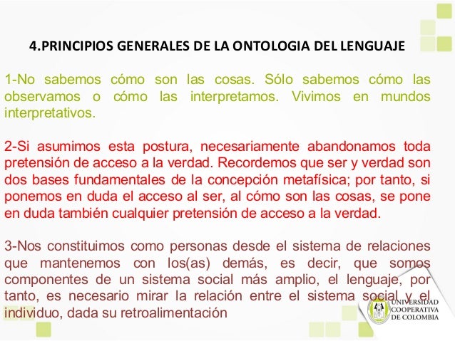 Presentacion ontologia del lenguaje junio 02 2013