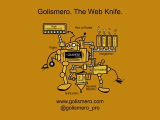 Golismero. The Web Knife.
www.golismero.com
@golismero_pro
 
