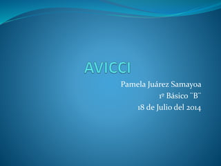 Pamela Juárez Samayoa
1º Básico ¨B¨
18 de Julio del 2014
 