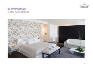 93 PARADORES
14
5.800 habitaciones
Parador de Bielsa (Huesca)
 