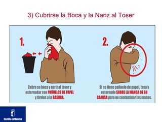 3) Cubrirse la Boca y la Nariz al Toser 