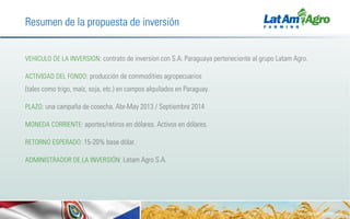 Presentacion paraguay 13 14 presentacion del fondo