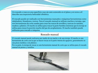 Machos Roscar, PDF, Perforar