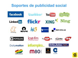 Soportes de publicidad social
 