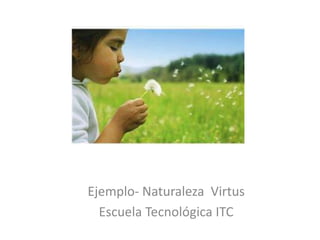 Ejemplo- Naturaleza  Virtus Escuela Tecnológica ITC 