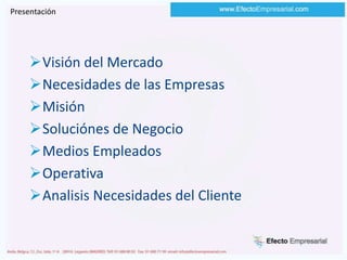 PresentaciónVisión del Mercado