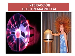 INTERACCIÓN
ELECTROMAGNÉTICA
 
