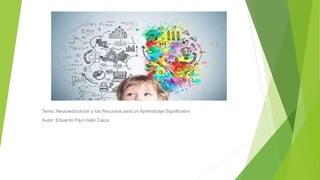 Tema :Neuroeducación y los Recursos para un Aprendizaje Significativo
Autor :Eduardo Paul Hallo Caiza
 