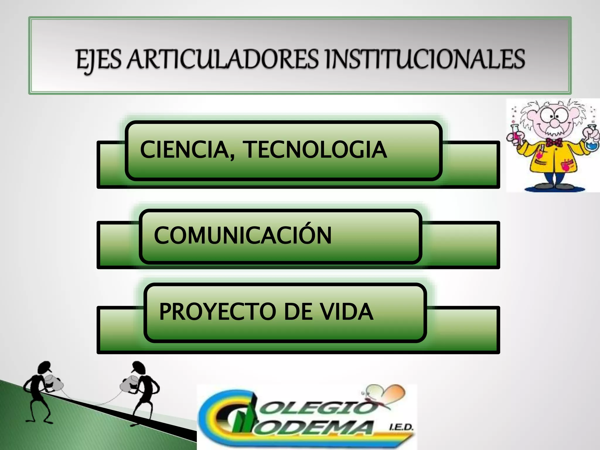 CIENCIA, TECNOLOGIA
COMUNICACIÓN
PROYECTO DE VIDA
 