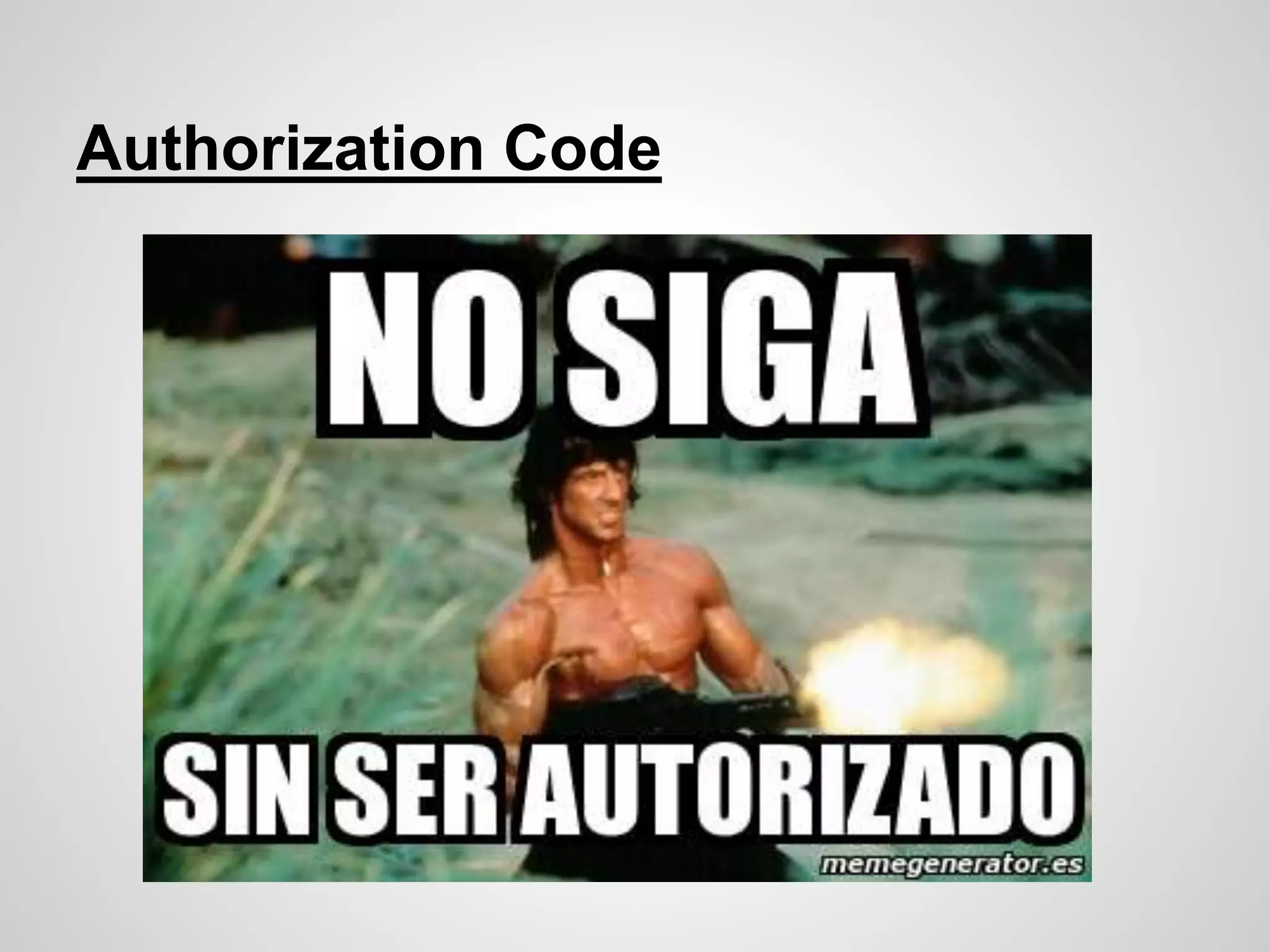 Authorization Code
 