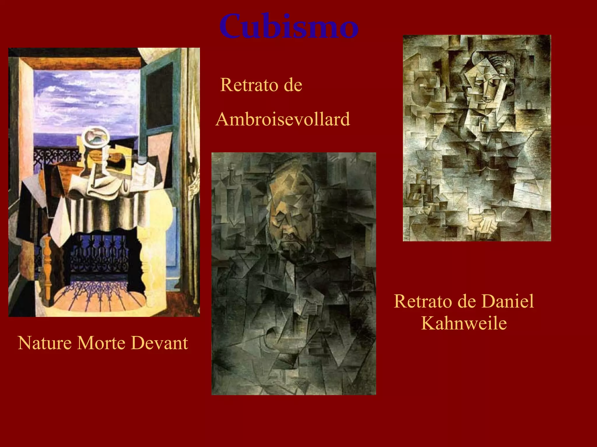 Cubismo Nature Morte Devant Retrato de Ambroisevollard Retrato de Daniel Kahnweile